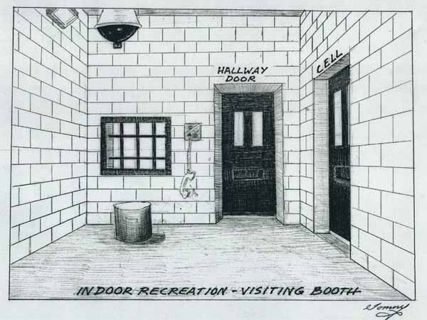 Indoor Recreation Room of Thomas Silverstein's Prison Cell