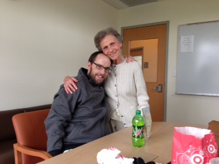 John and his Grandmother at Ft. Logan Hospital