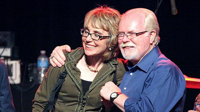 Arizona Rep. Ron Barber with former Rep. Gabby  Giffords