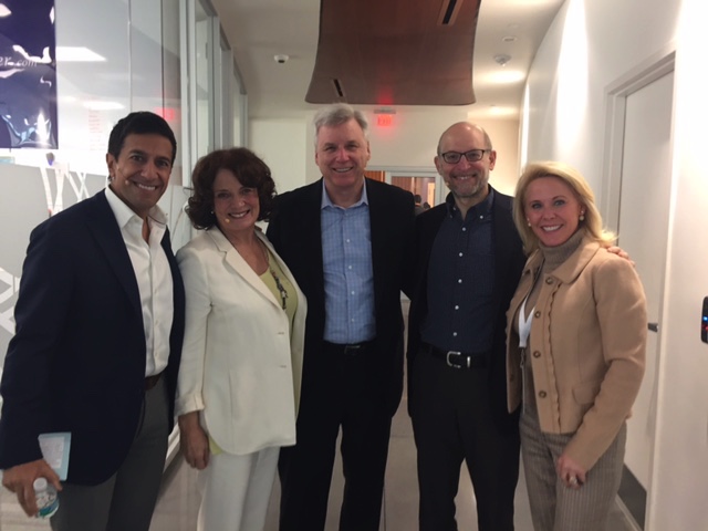 Dr. Sanjay Gupta, Margaret Trudeau, me, Dr. Andrew Nierenberg, Muffy Walker 