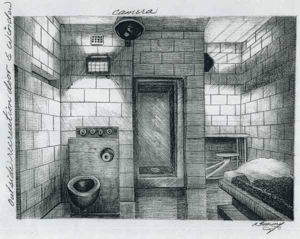 The View of the Front of Thomas Silverstein's Prison Cell