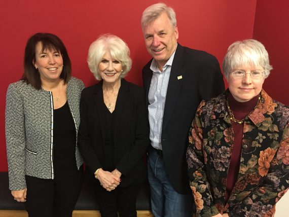 Dr. Dinah Miller, Diane Rehm, Pete Earley, Dr. Annette Hanson 